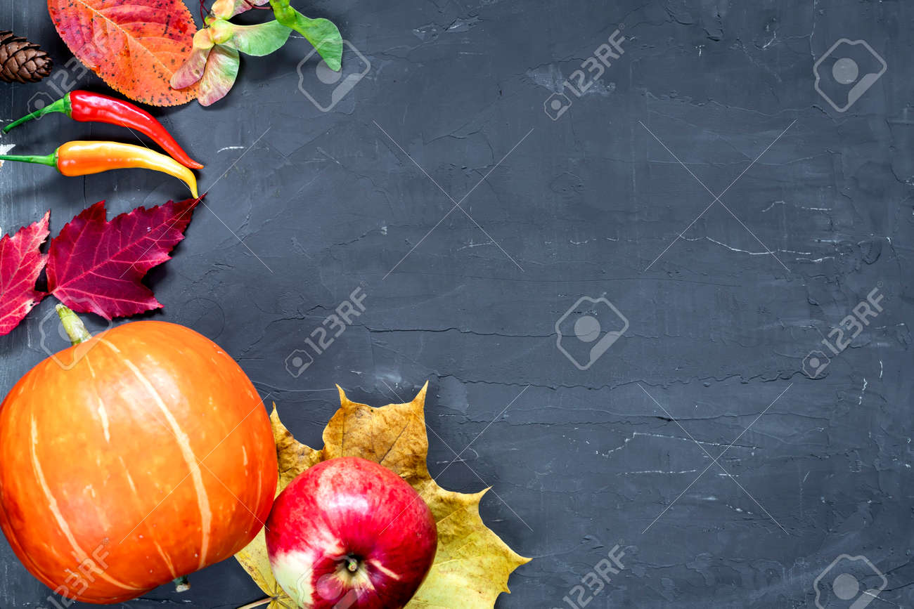 Harvest or Thanksgiving background with autumn fruits and gourds on rustic wooden table - 169789088 Harvest or Thanksgiving background with autumn fruits and gourds on rustic wooden table - 169789088