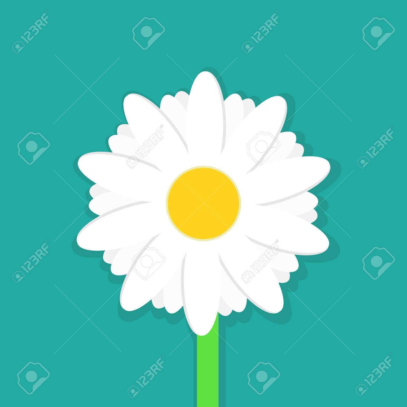 白い背景に隔離されたデイジーカモミール ベクトルイラスト エプス 10 のイラスト素材 ベクタ Image 白い背景に隔離されたデイジーカモミール ベクトルイラスト エプス 10 のイラスト素材 ベクタ Image