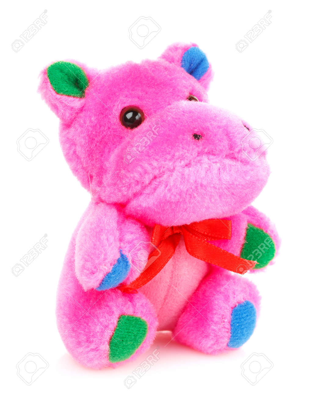 pink hippo teddy