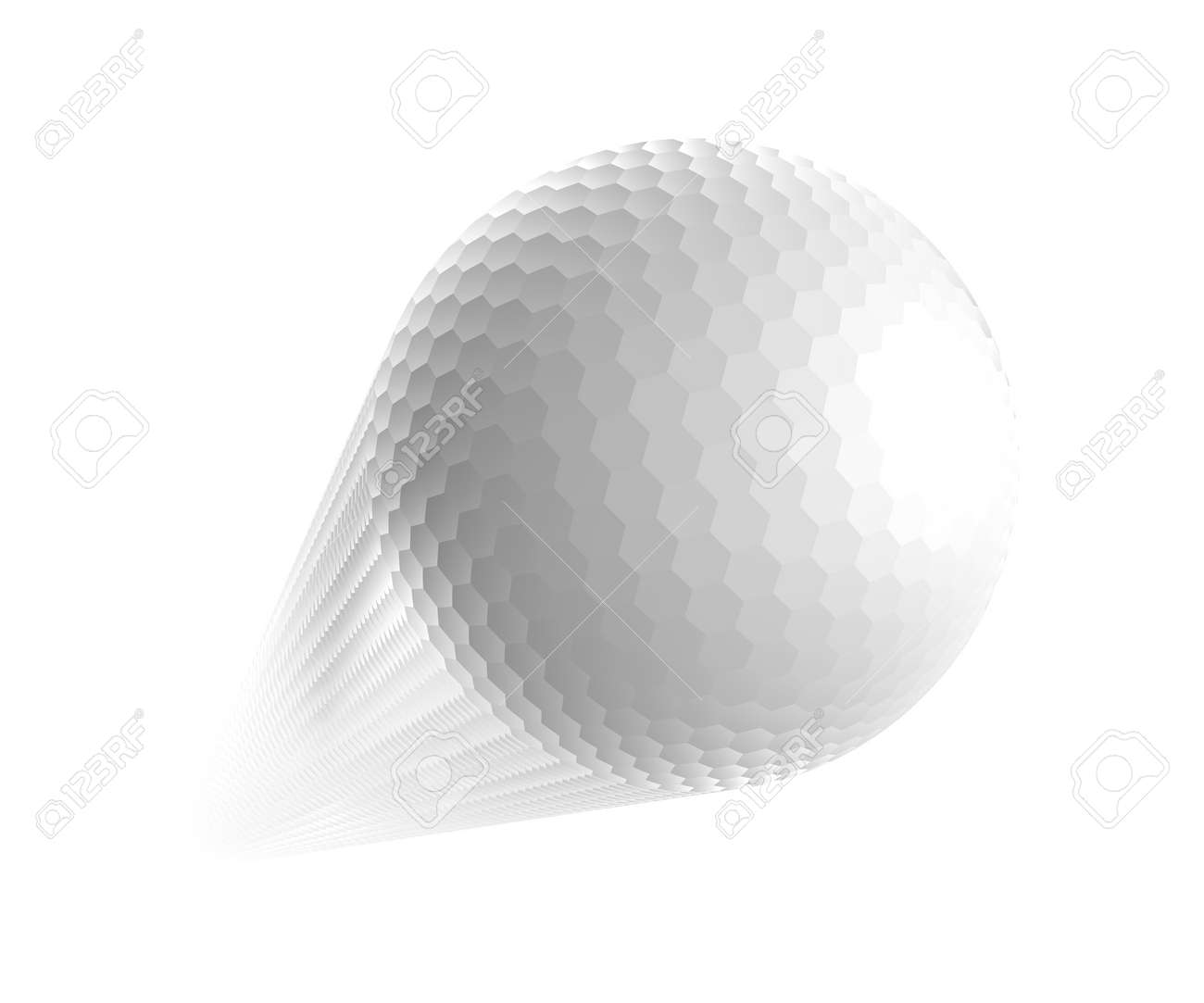 Golf Ball Is Flying In The Air Royalty Free Svg Cliparts Vectors And Stock Illustration Image