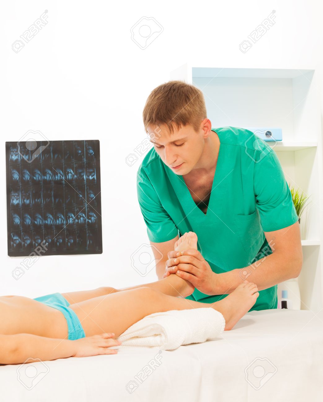 Boy Feet Massage