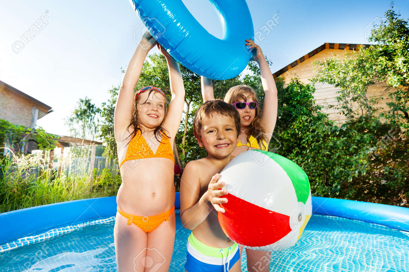 cute inflatable pool