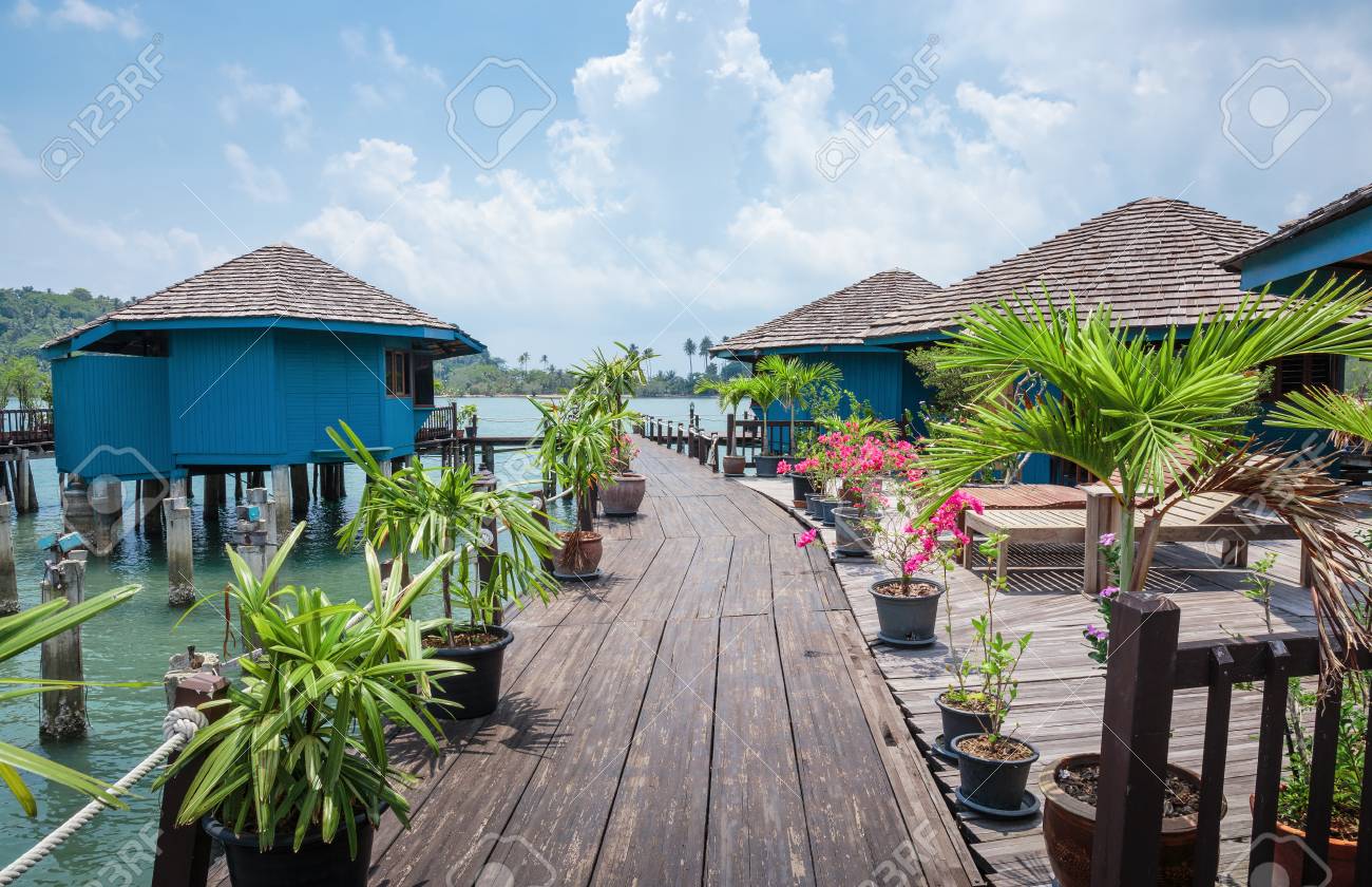 Houses On Stilts In The Fishing Village On A Tropical Island Stock Photo 81944194 Houses On Stilts In The Fishing Village On A Tropical Island Stock Photo 81944194