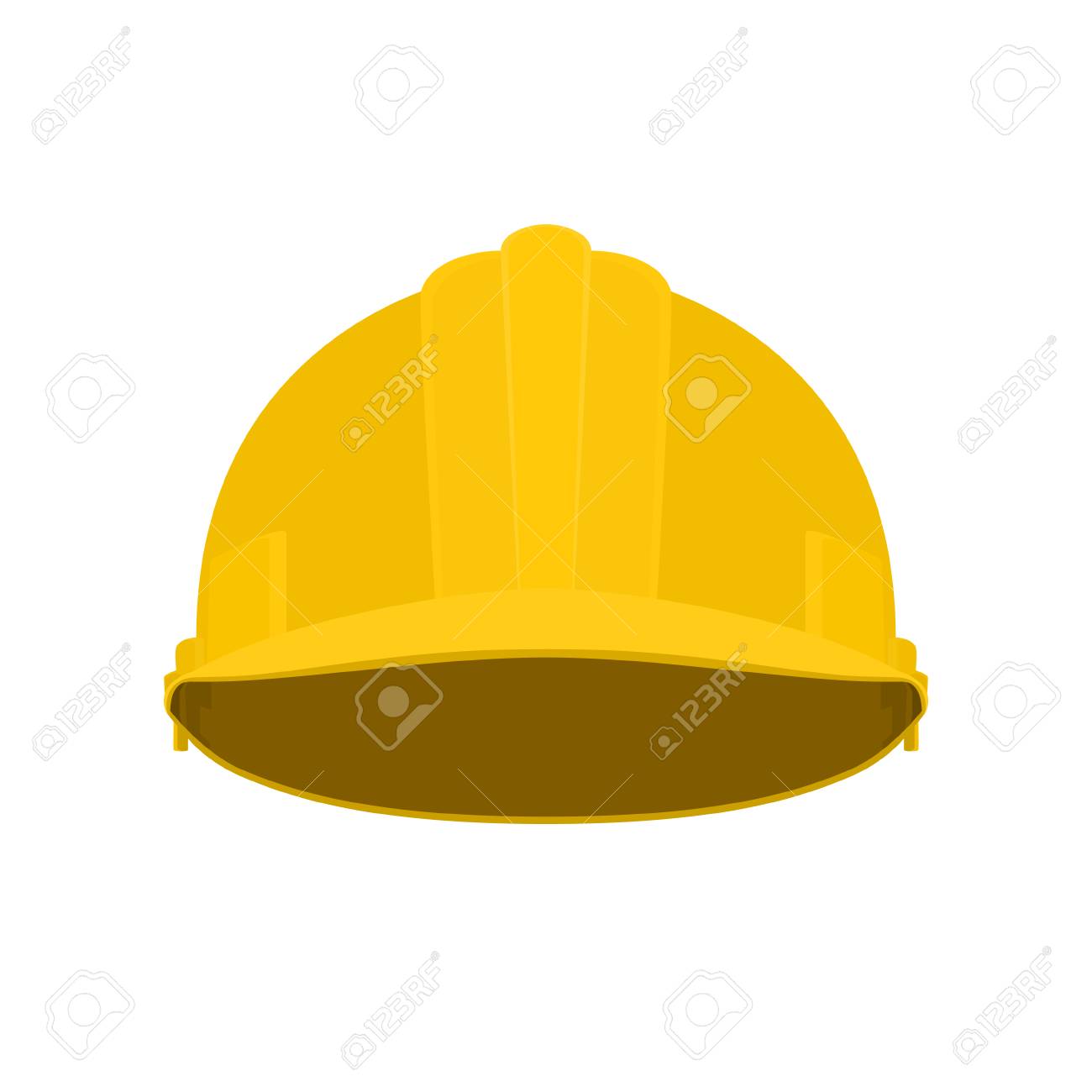 yellow safety hat
