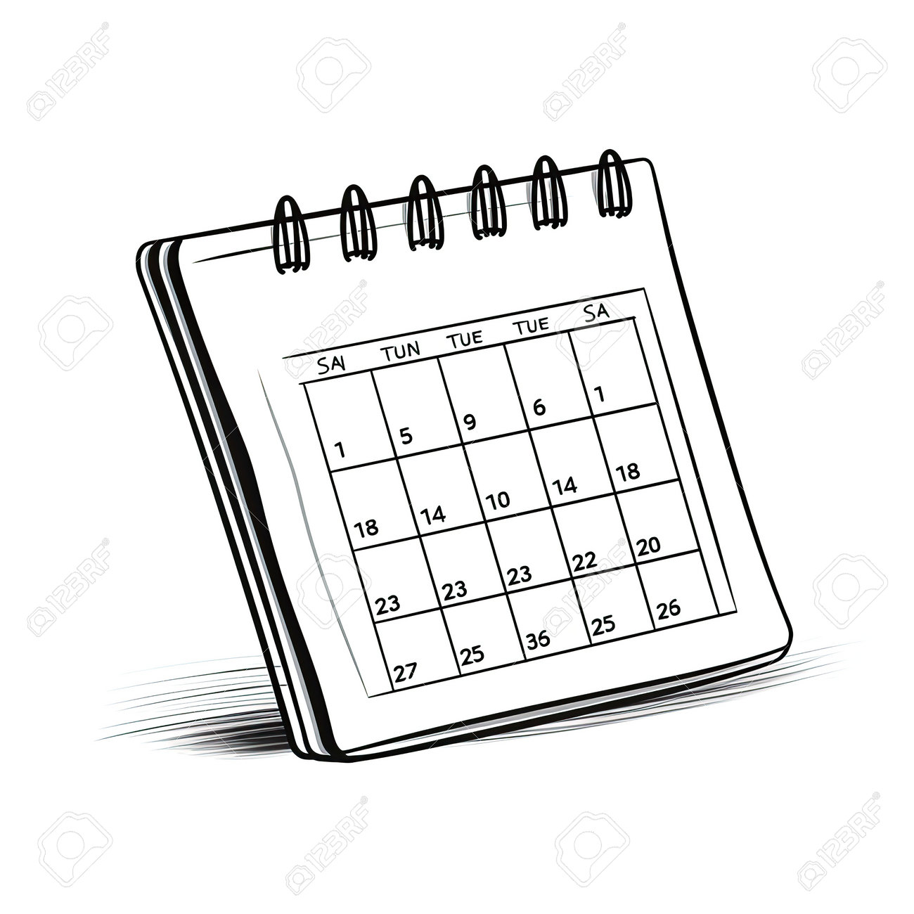 Event Calendar Ai Generated. Schedule Date, Icon Year, Day Month Event  Calendar Illustration Stock Photo, Picture and Royalty Free Image. Image  208728608.