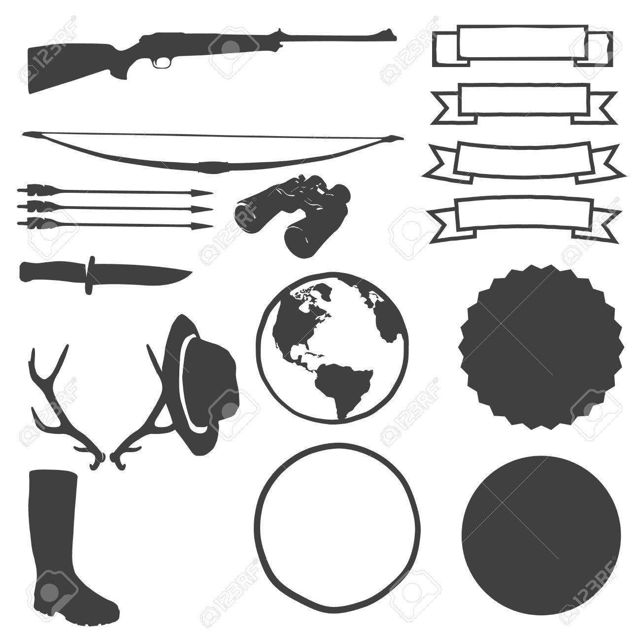 hunting label creator maker different hunting objects templates label maker templates