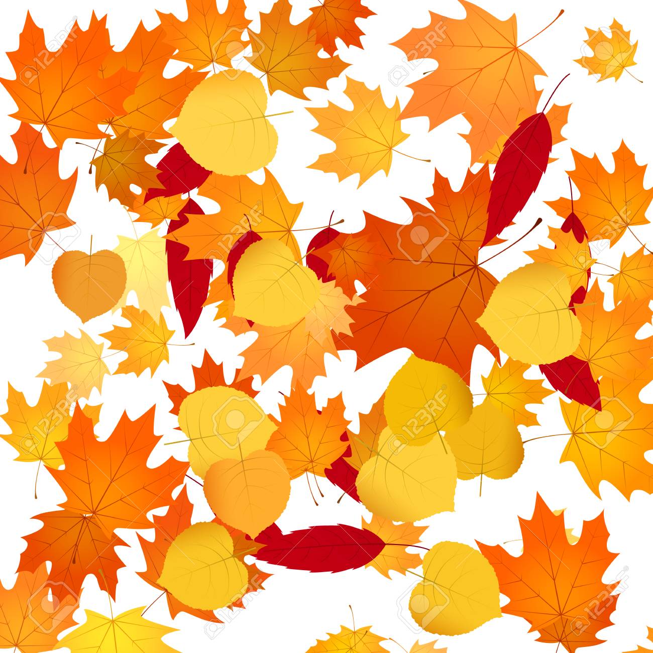 自然花の背景 紅葉秋背景イラスト のイラスト素材 ベクタ Image