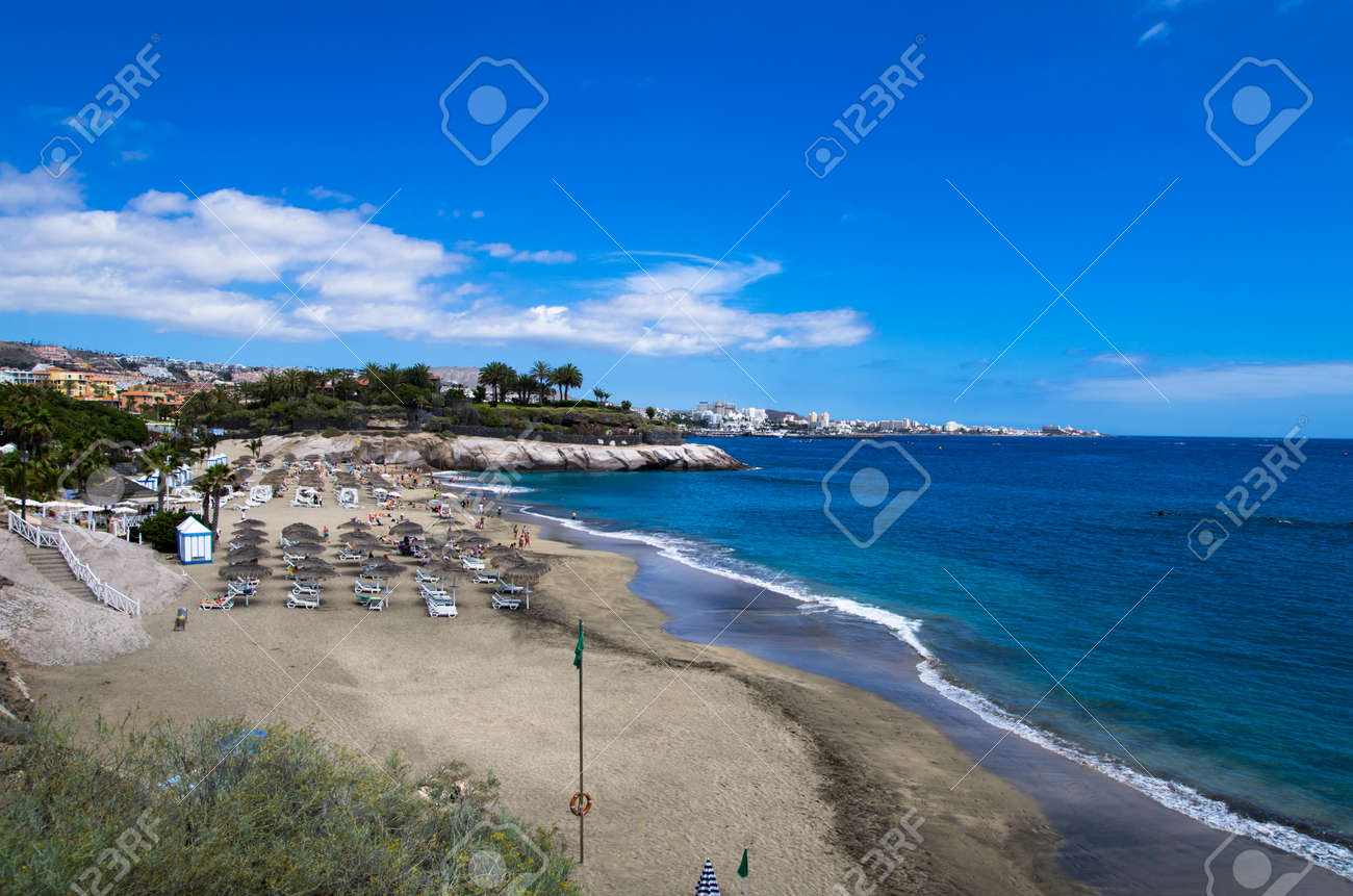 Beach on Tenerife island, daytime landscape - 164946894 Beach on Tenerife island, daytime landscape - 164946894