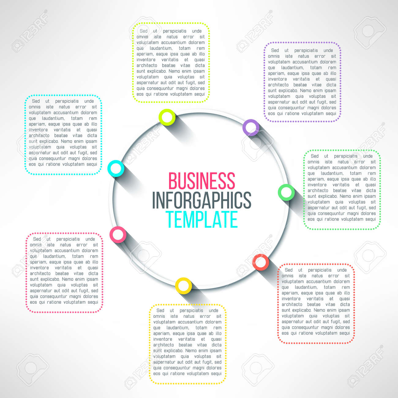 process infographic template