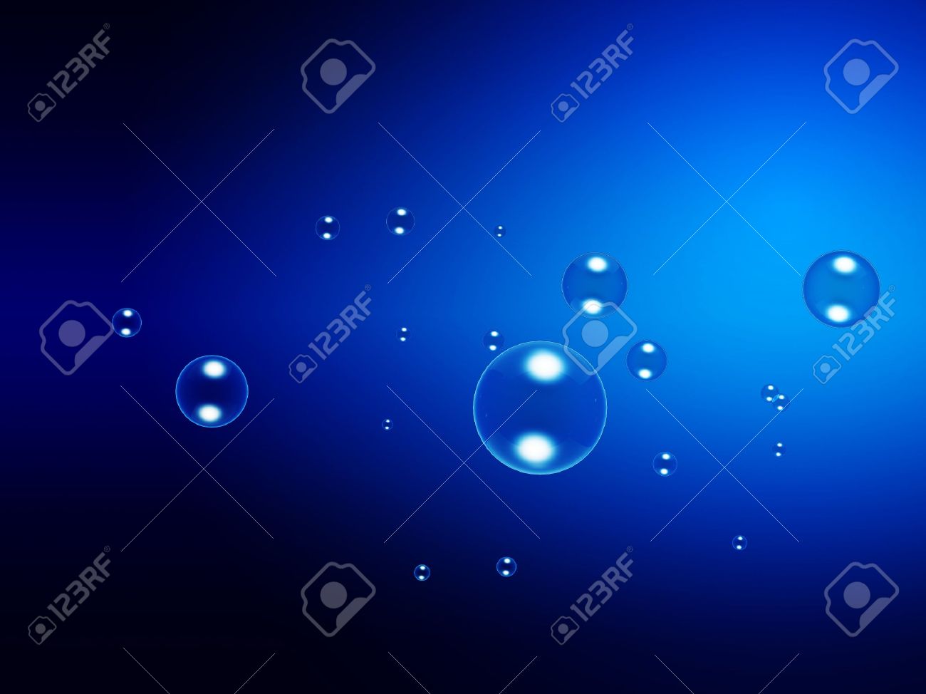 bubbles float on dark blue background stock photo picture and bubbles float