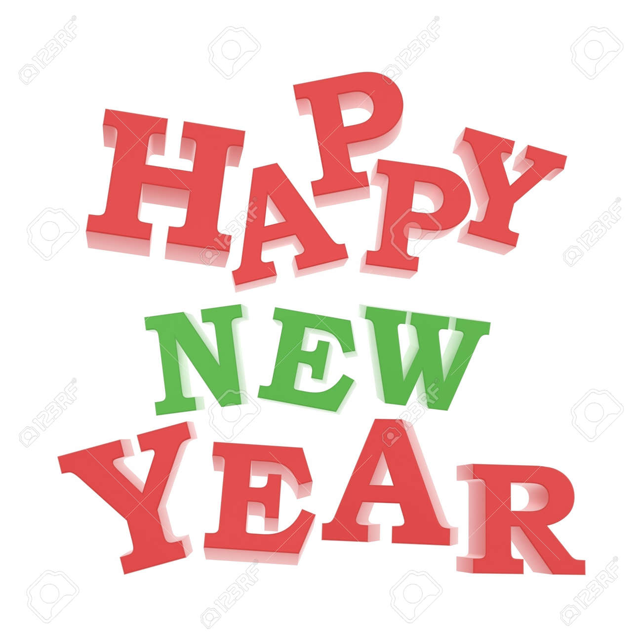 happy new year greeting logo isolated on white background stock happy new years logo