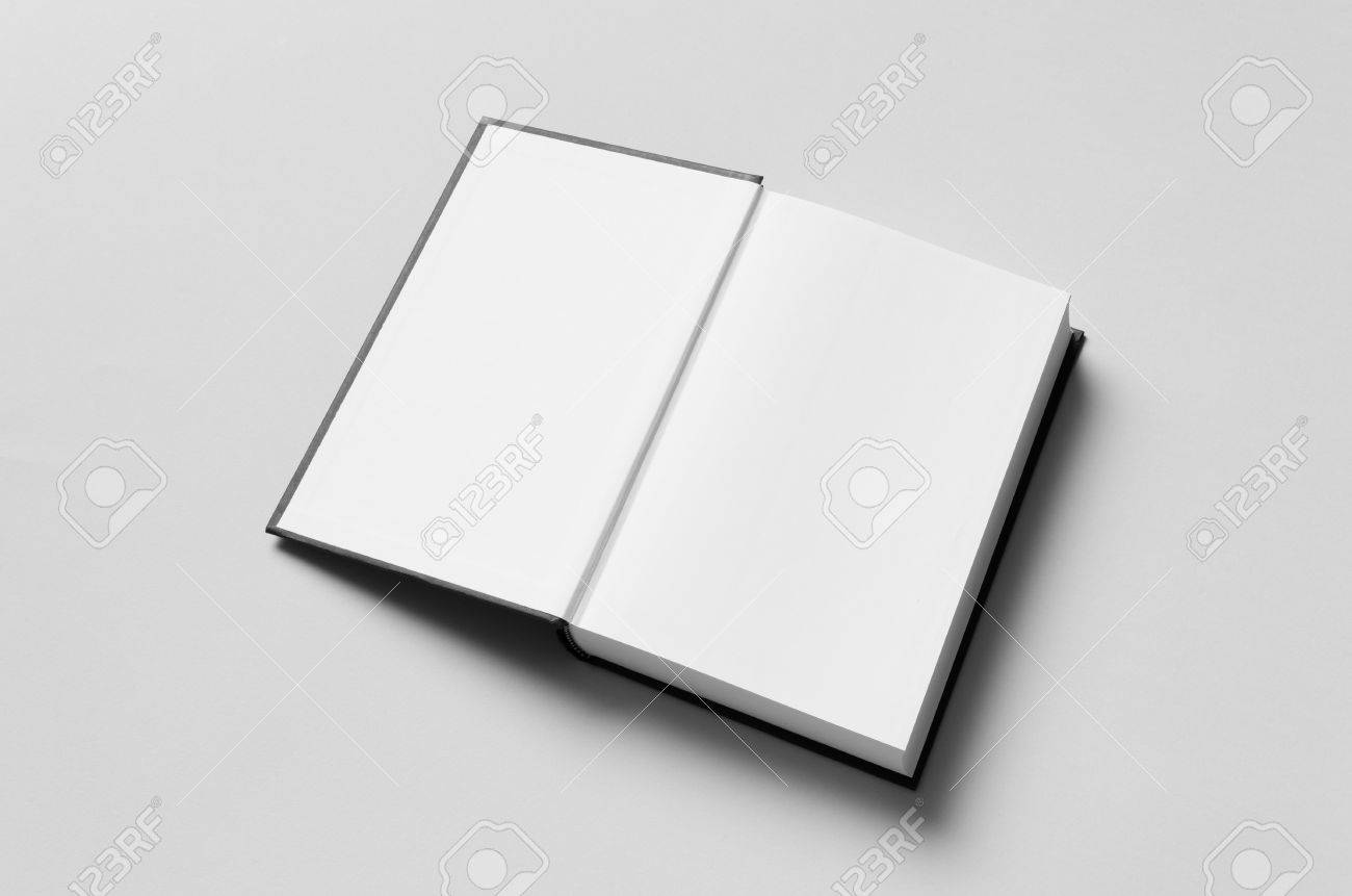 black hardcover book mock up first page book first page
