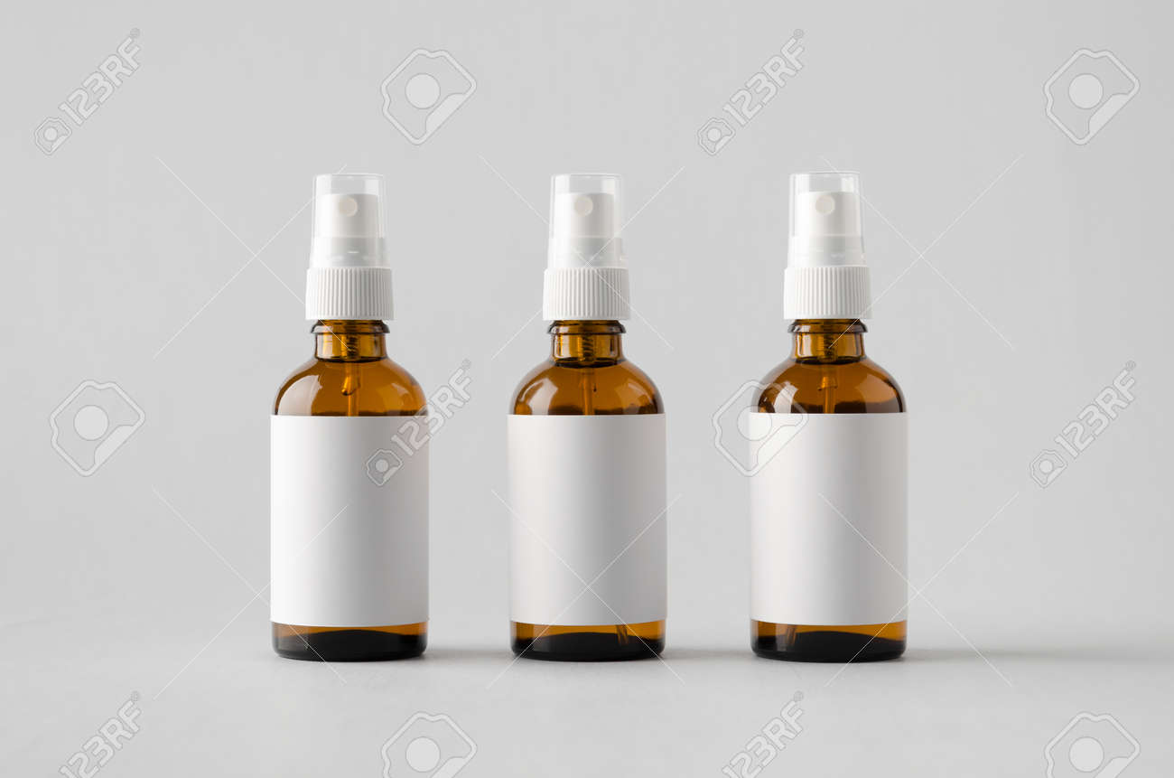 amber spray bottles