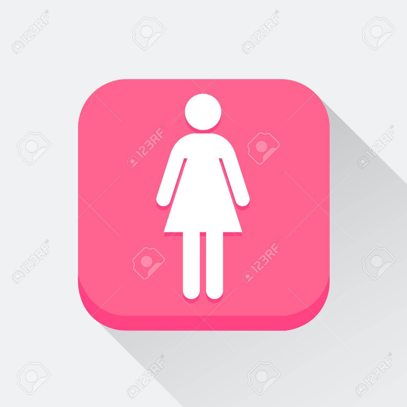 Madchen Wc Symbol Fur Jede Mogliche Anwendung Vektor Eps10 Lizenzfrei Nutzbare Vektorgrafiken Clip Arts Illustrationen Image 35032402