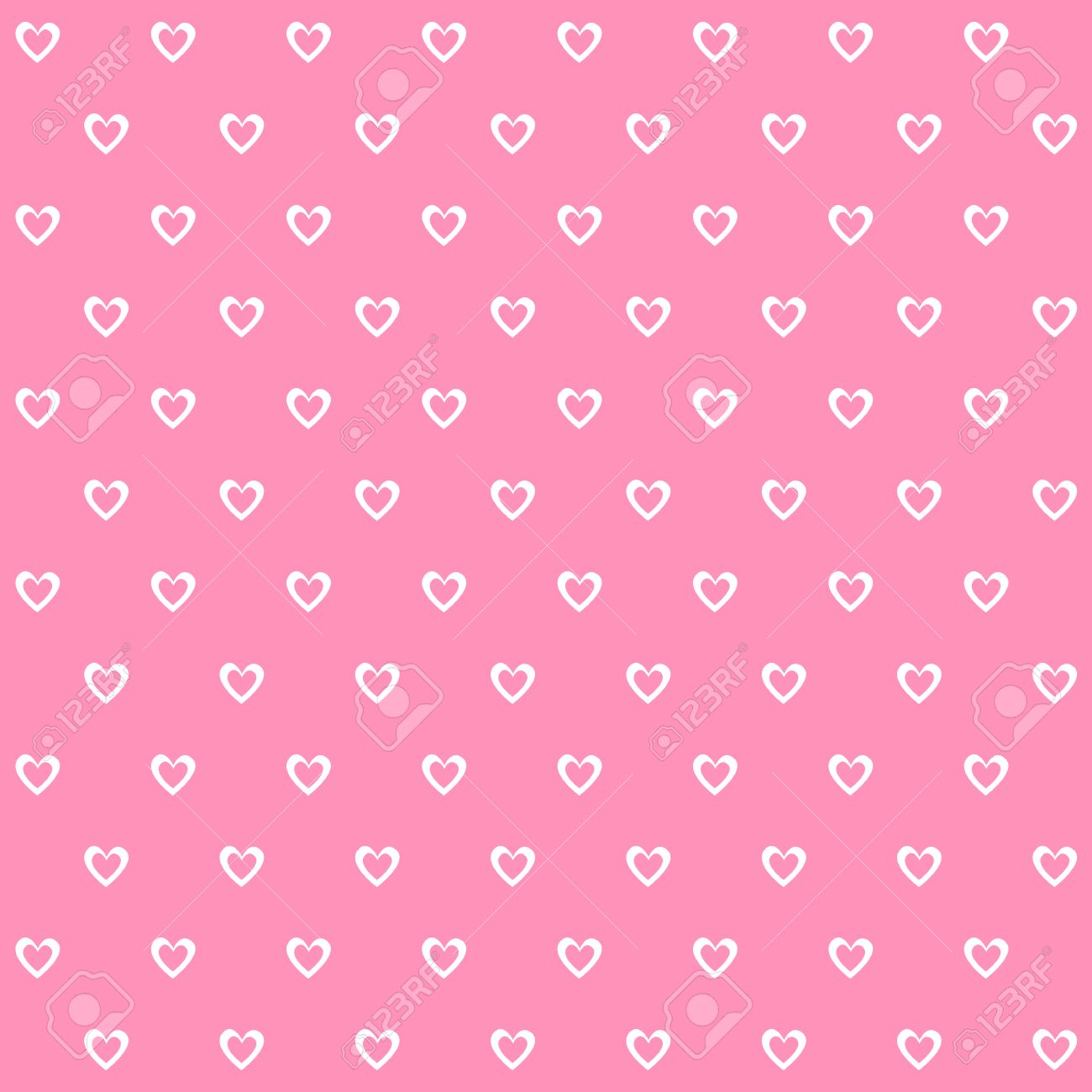 ピンクのハート壁紙設定任意の使用のために大きかった のイラスト素材 ベクタ Image