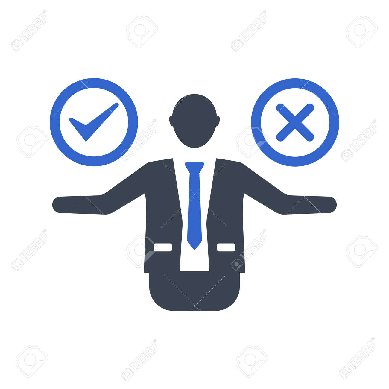 Business Decision Making Icon Royalty Free SVG, Cliparts, Vectors, and  Stock Illustration. Image 158976800., image size:1300x1300
