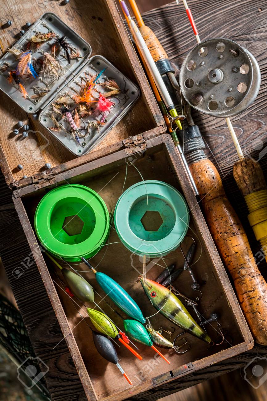 old fishing tackle