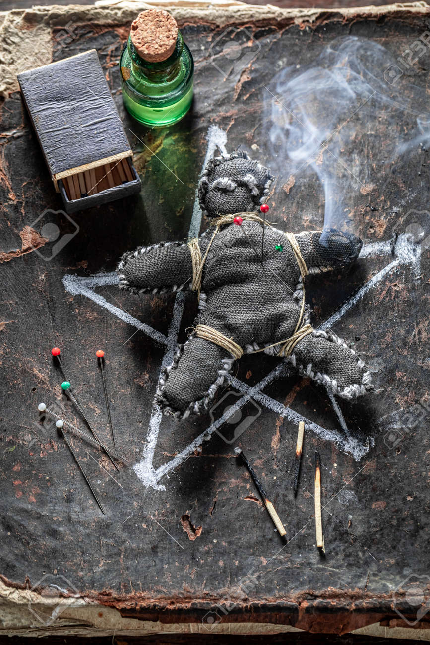 vintage voodoo doll