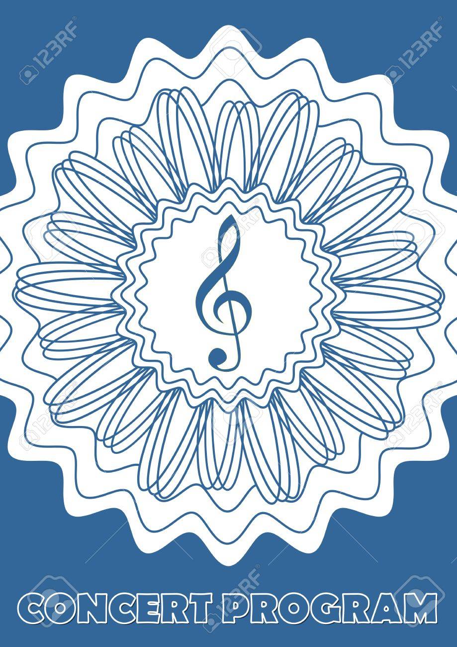 concert program template free