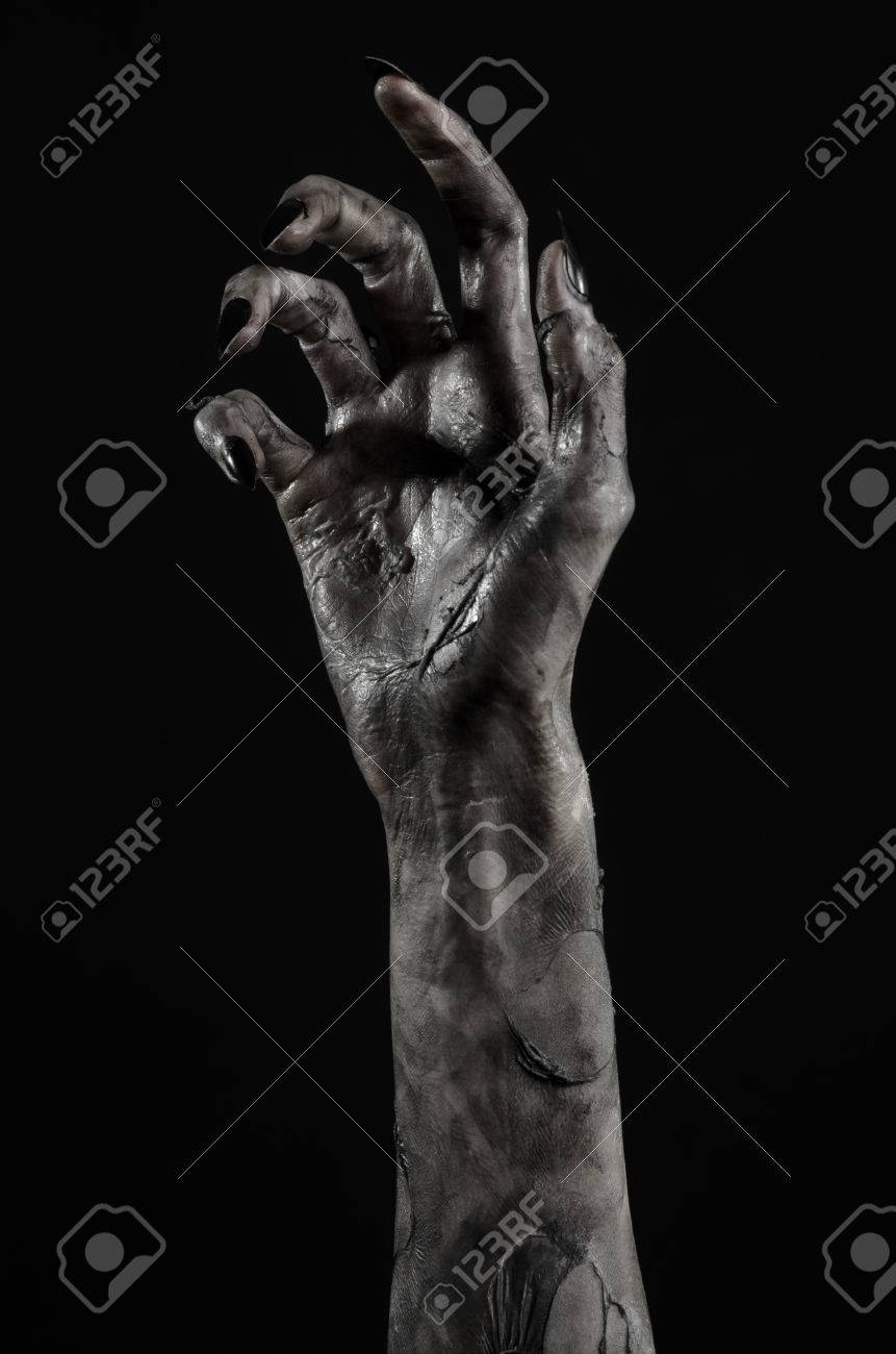 Black Hand Of Death The Walking Dead Zombie Theme Halloween Black Hand Of Death The Walking Dead Zombie Theme Halloween