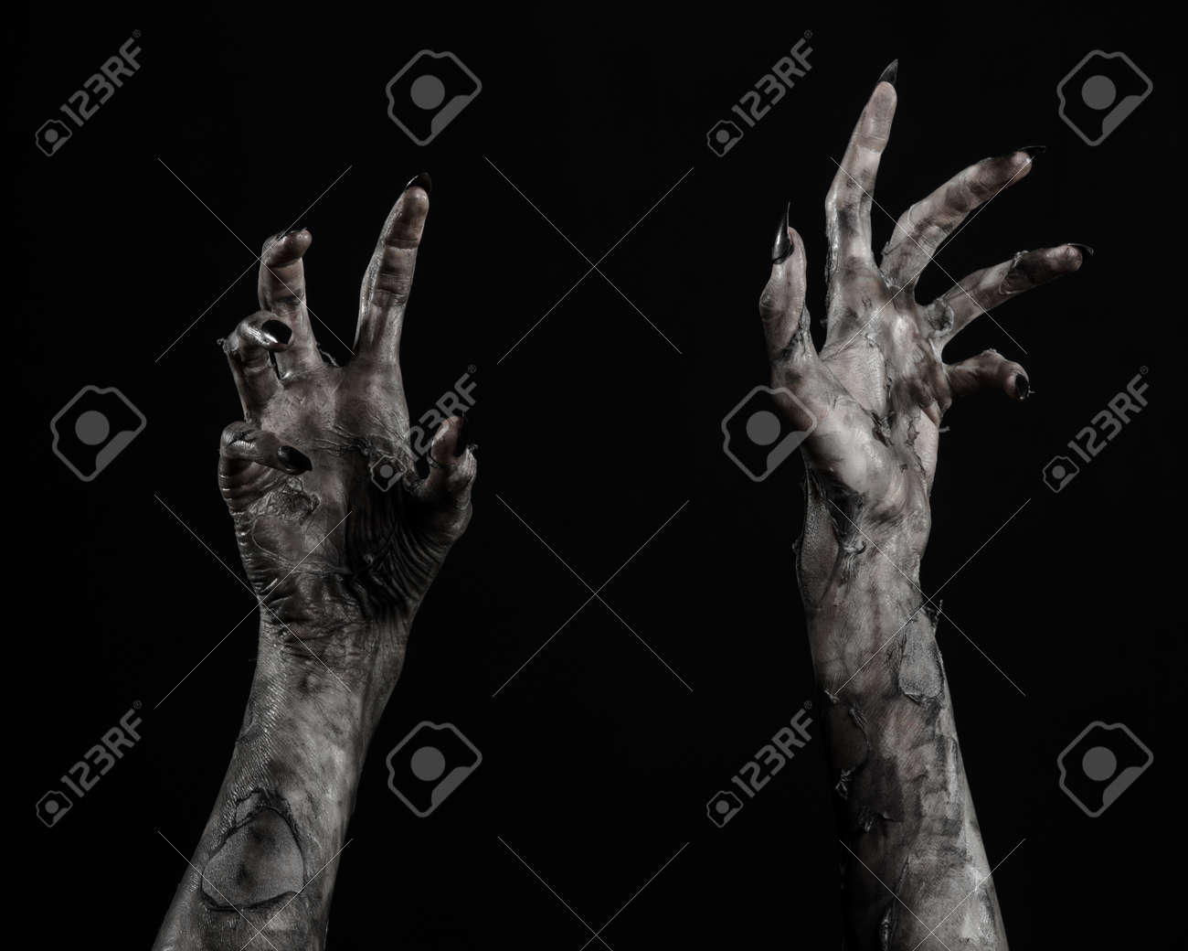 black hand of death the walking dead zombie theme halloween