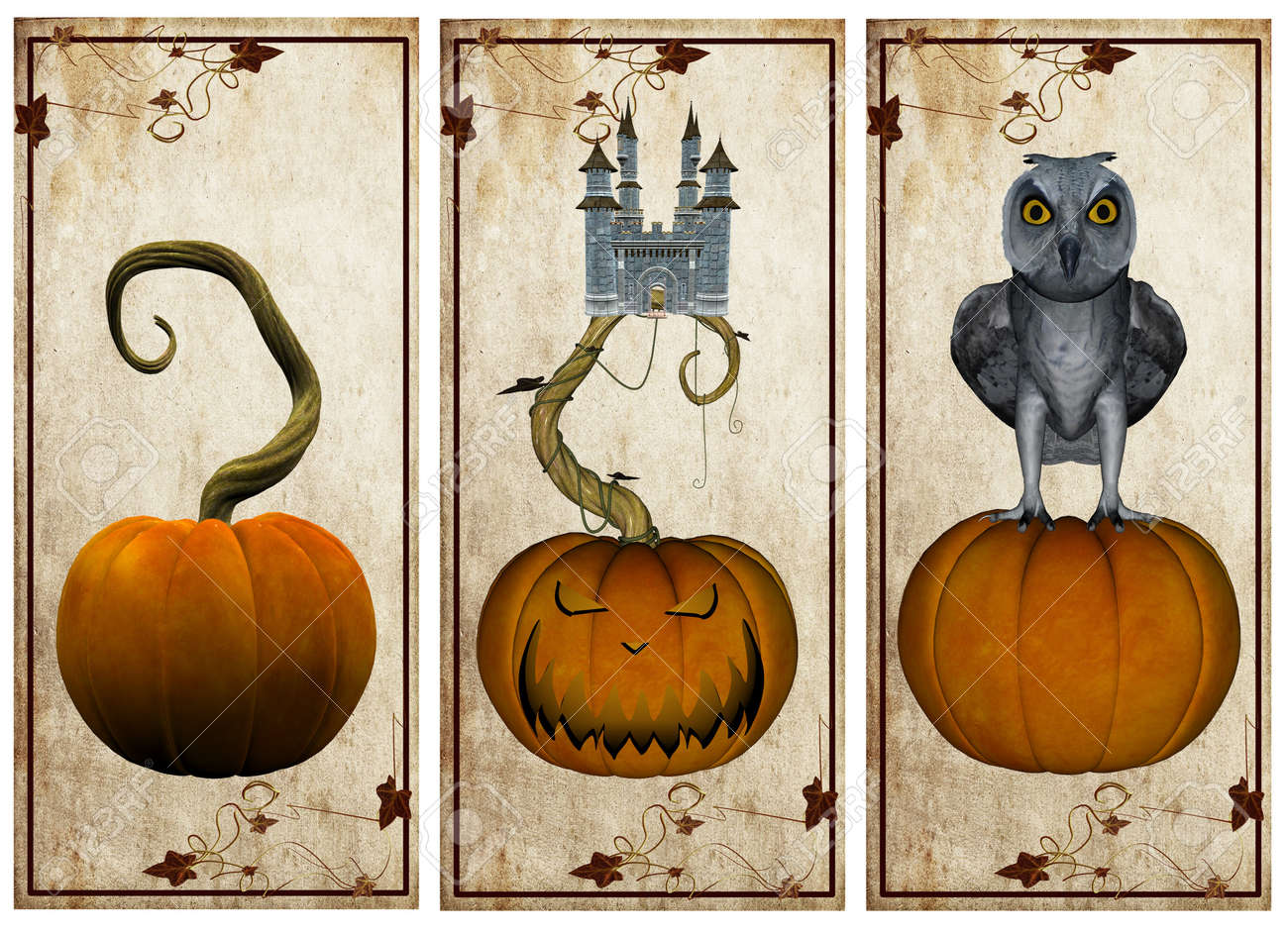 vintage-halloween-postcards-stock-photo-picture-and-royalty-free-image-image-10867035