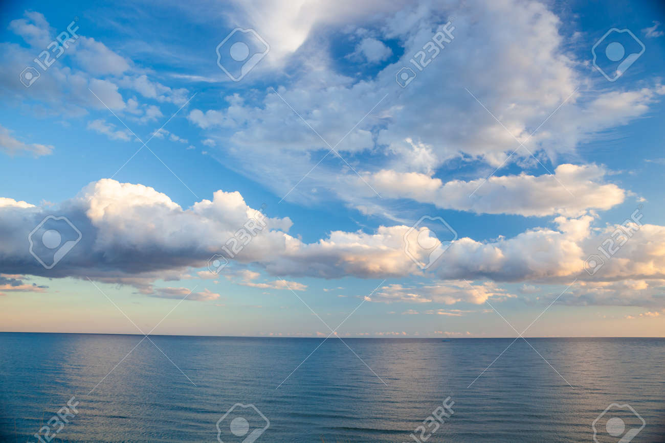 abstract blue sky with