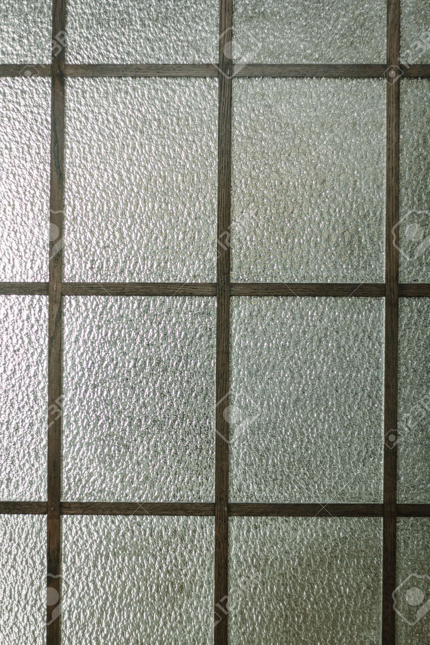 Glass Texture Pattern. Window Or Door With The Textured Glass. Stock Photo,  Picture And Royalty Free Image. Image 95368216.