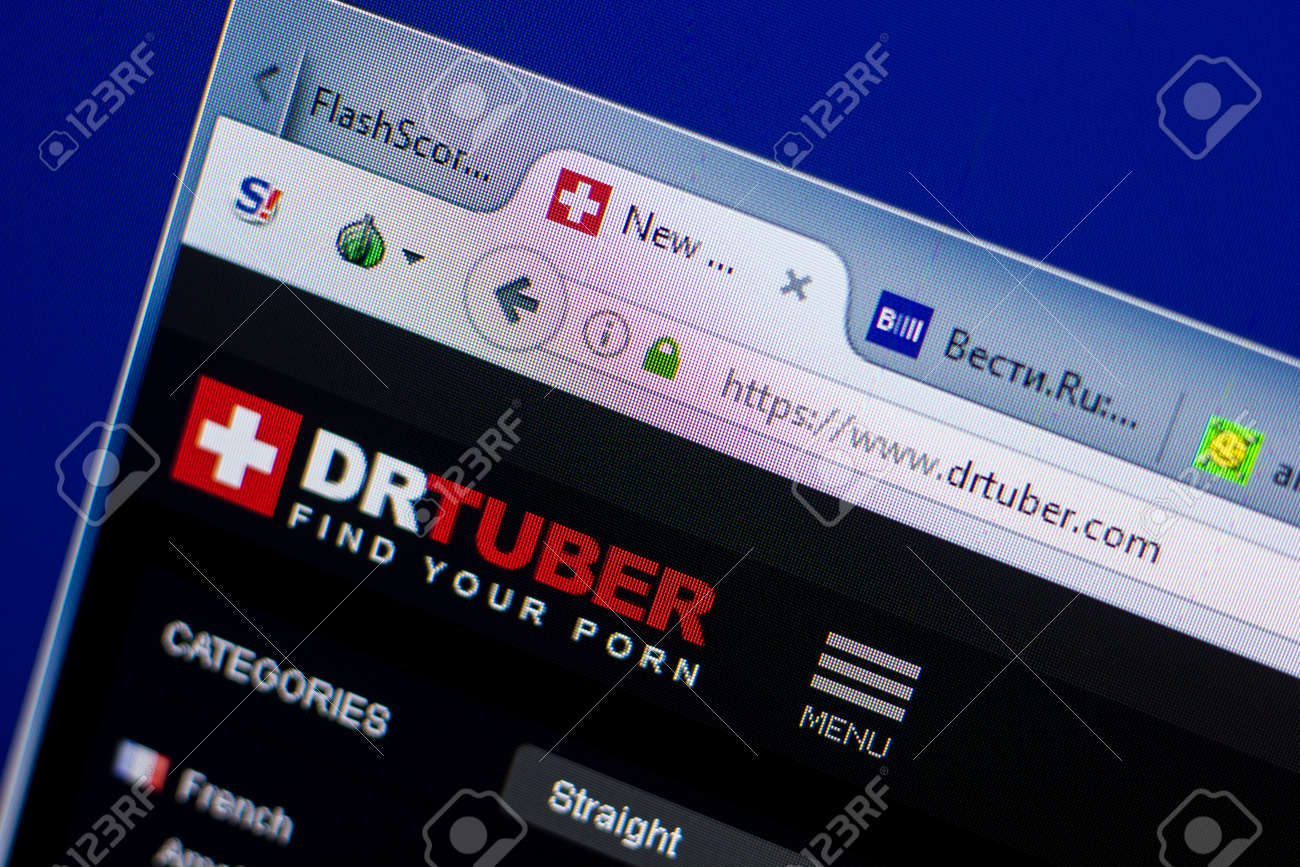 Ryazan, Russia - May 08, 2018: Drtuber Website On The Display Of PC, Url -  Drtuber.com Фотография, картинки, изображения и сток-фотография без роялти.  Image 110048654