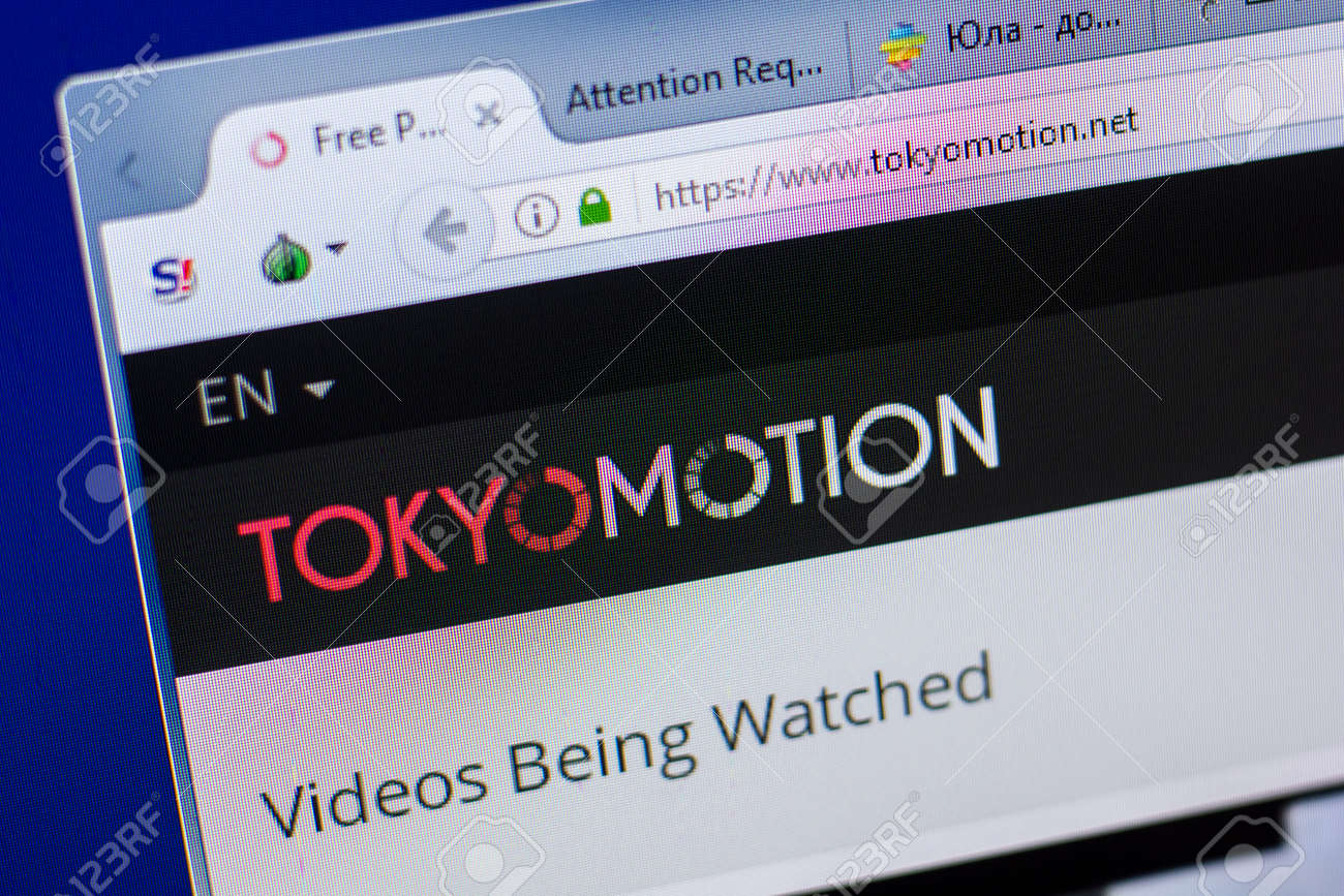 Ryazan, Russia - May 20, 2018: Homepage Of TokyoMotion Website On The  Display Of PC, Url - TokyoMotion.net Stock Photo, Picture and Royalty Free  Image. Image 110409640.
