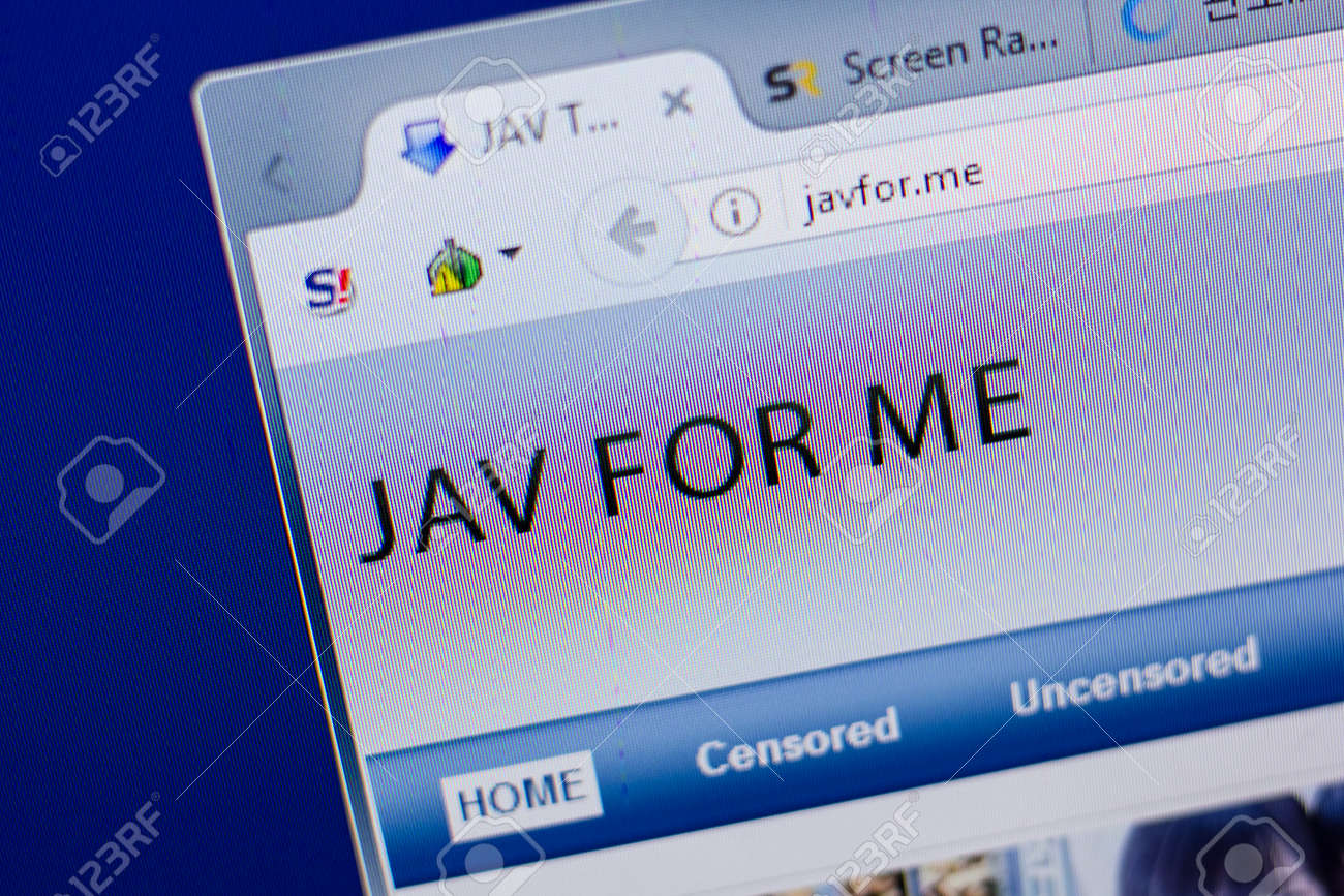 Ryazan, Russia - June 16, 2018: Homepage Of JavFor Website On The Display  Of PC, Url - JavFor.me Фотография, картинки, изображения и сток-фотография  без роялти. Image 110804015