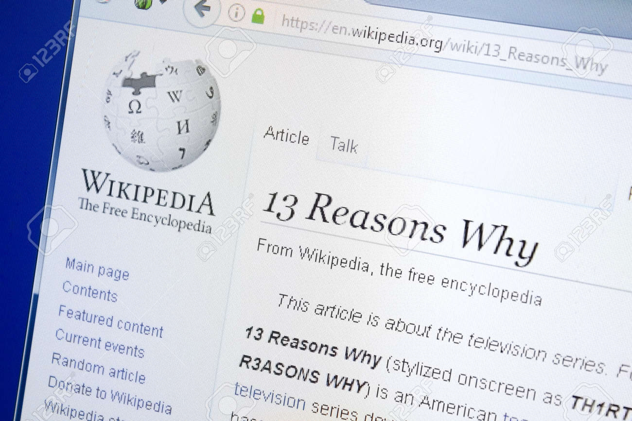 Download Ryazan Russia August 28 2018 Wikipedia Page About 13 Reasons Stock Photo Picture And Royalty Free Image Image 107610526 Yellowimages Mockups