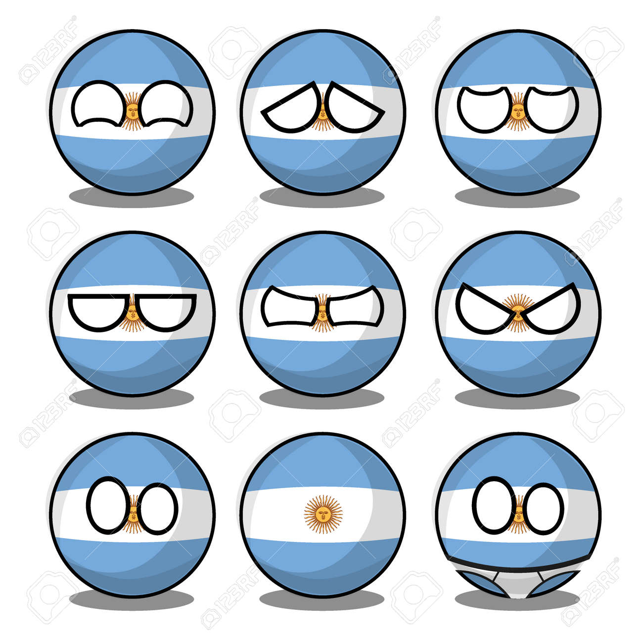 Countryballs argentina