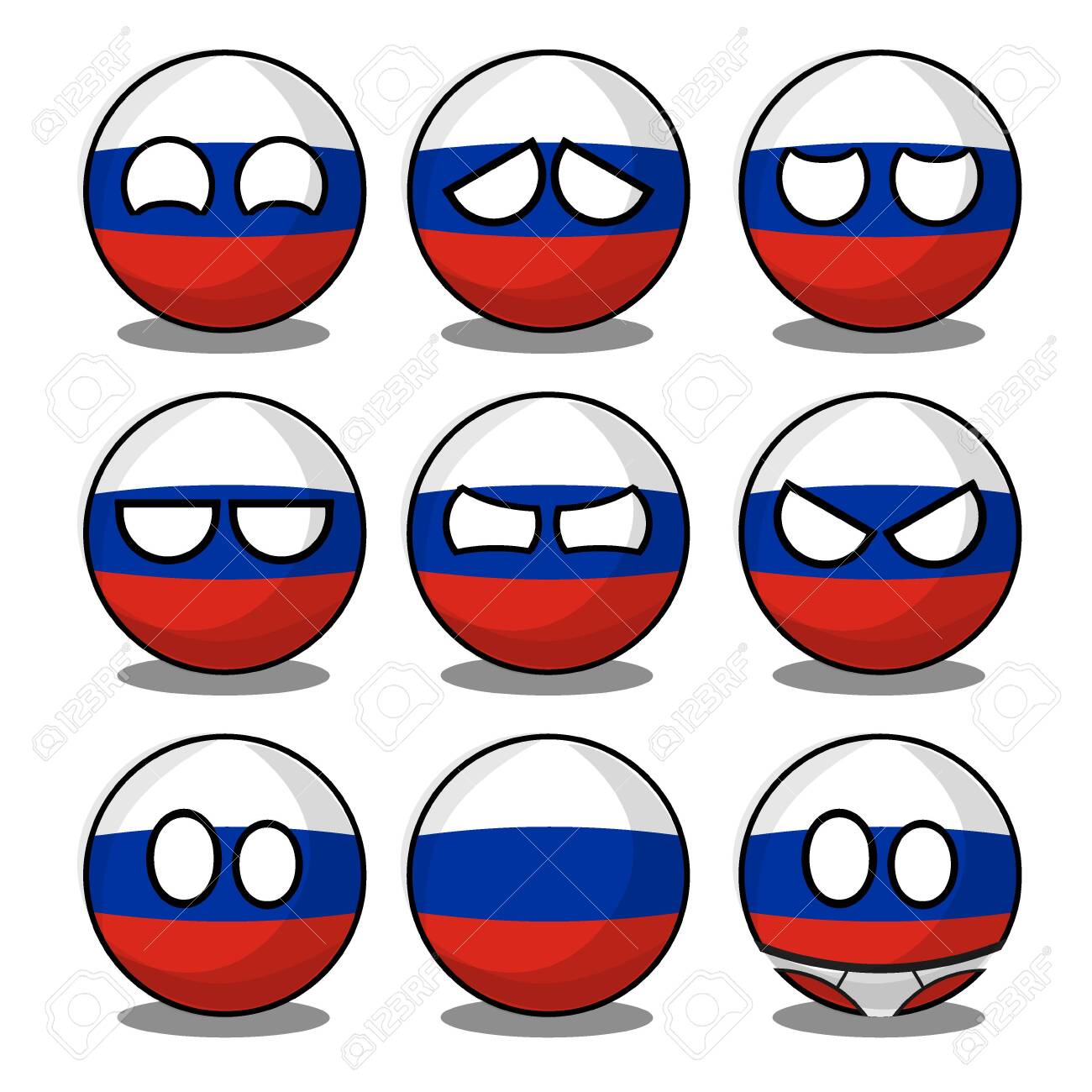 Russia Countryball Royalty Free SVG, Cliparts, Vectors, and Stock  Illustration. Image 143037168.