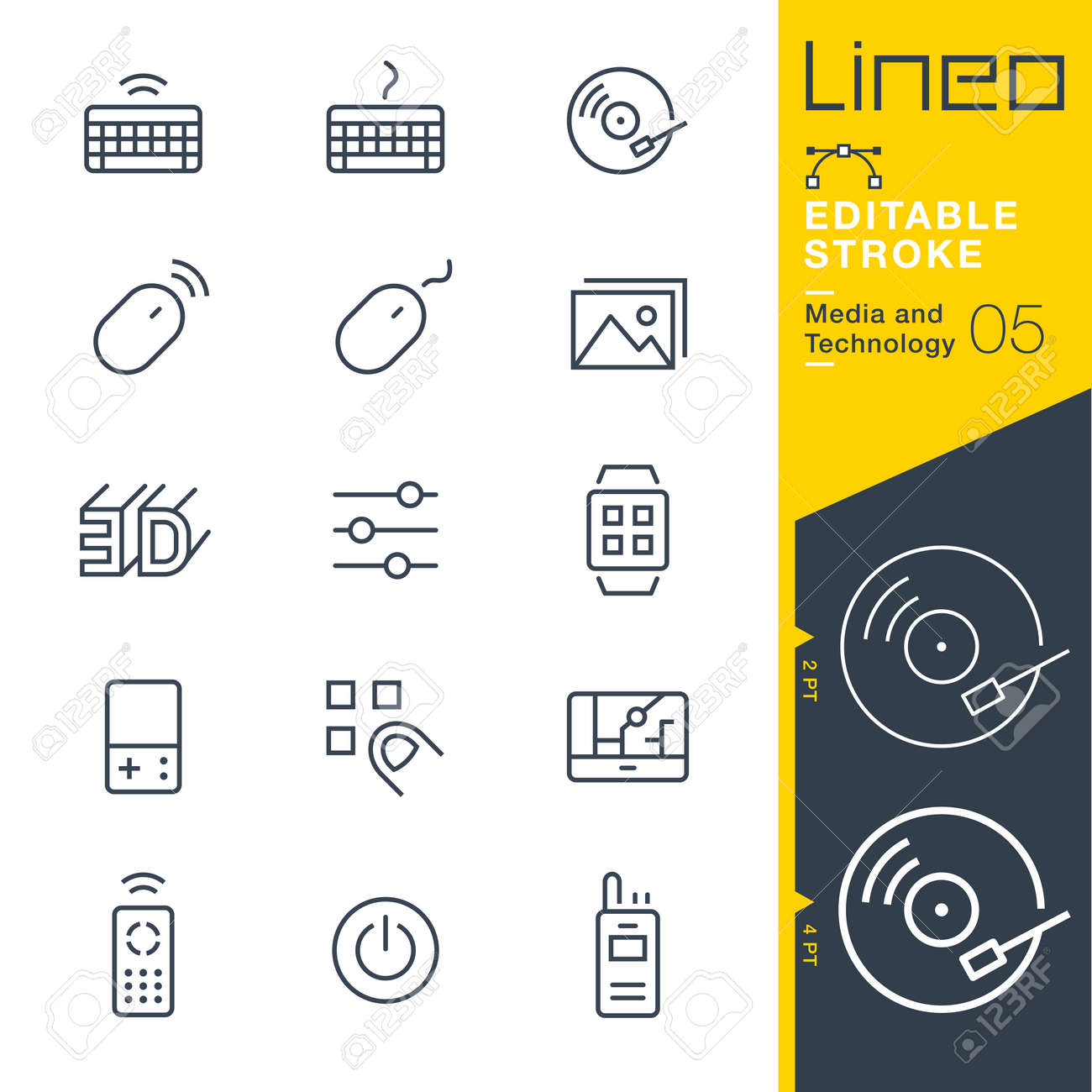Lineo Editable Stroke - Media and Technology line icon Vector Icons - Adjust stroke weight - Change to any color - 84502436 Lineo Editable Stroke - Media and Technology line icon Vector Icons - Adjust stroke weight - Change to any color - 84502436