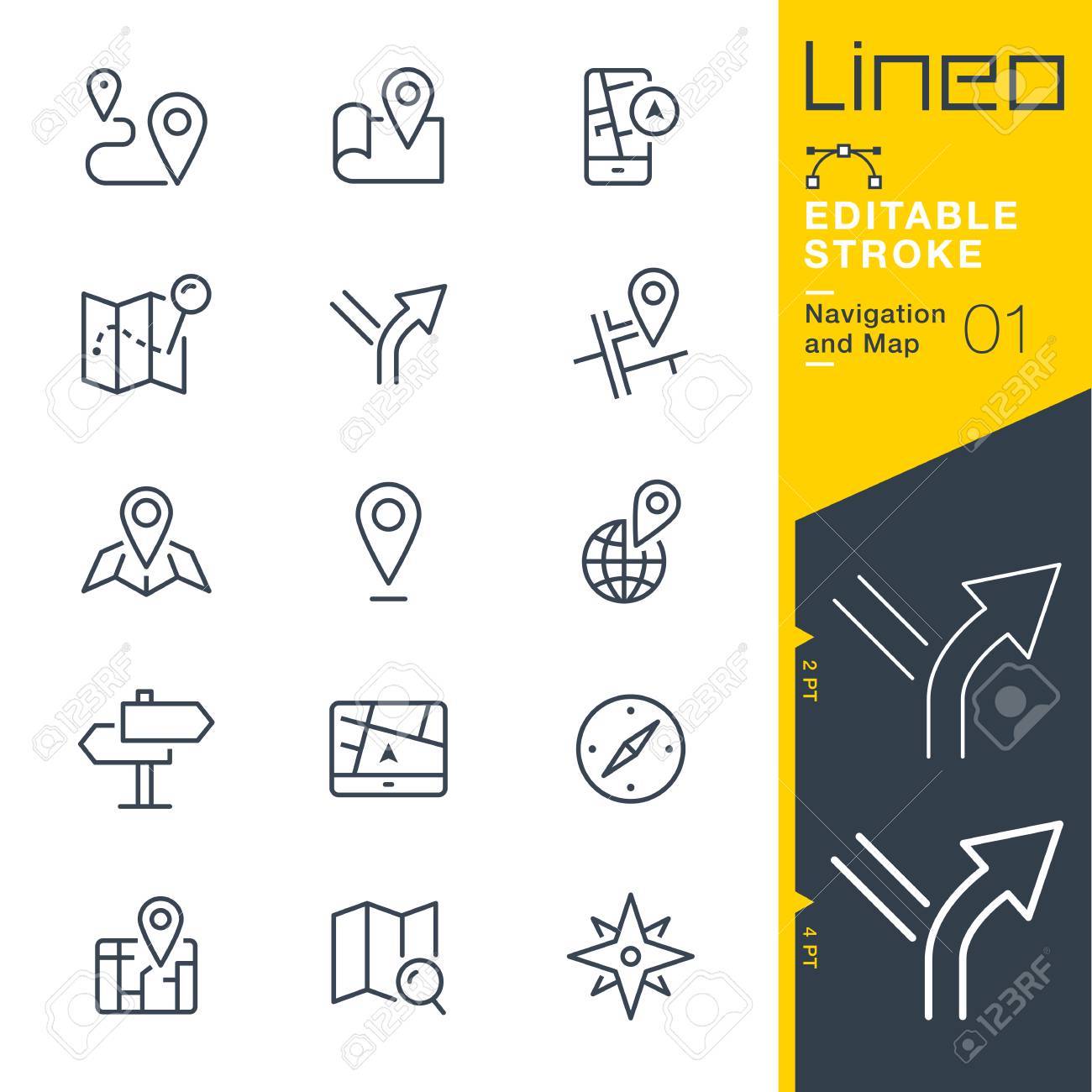 Lineo Editable Stroke - Navigation and Map line icon Vector Icons - Adjust stroke weight - Change to any color - 85190490 Lineo Editable Stroke - Navigation and Map line icon Vector Icons - Adjust stroke weight - Change to any color - 85190490