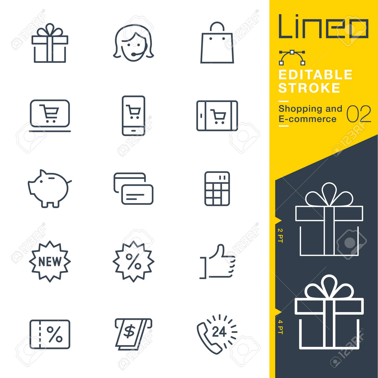 Lineo Editable Stroke - Shopping and E-commerce line icon Vector Icons - Adjust stroke weight - Change to any color - 85492825 Lineo Editable Stroke - Shopping and E-commerce line icon Vector Icons - Adjust stroke weight - Change to any color - 85492825