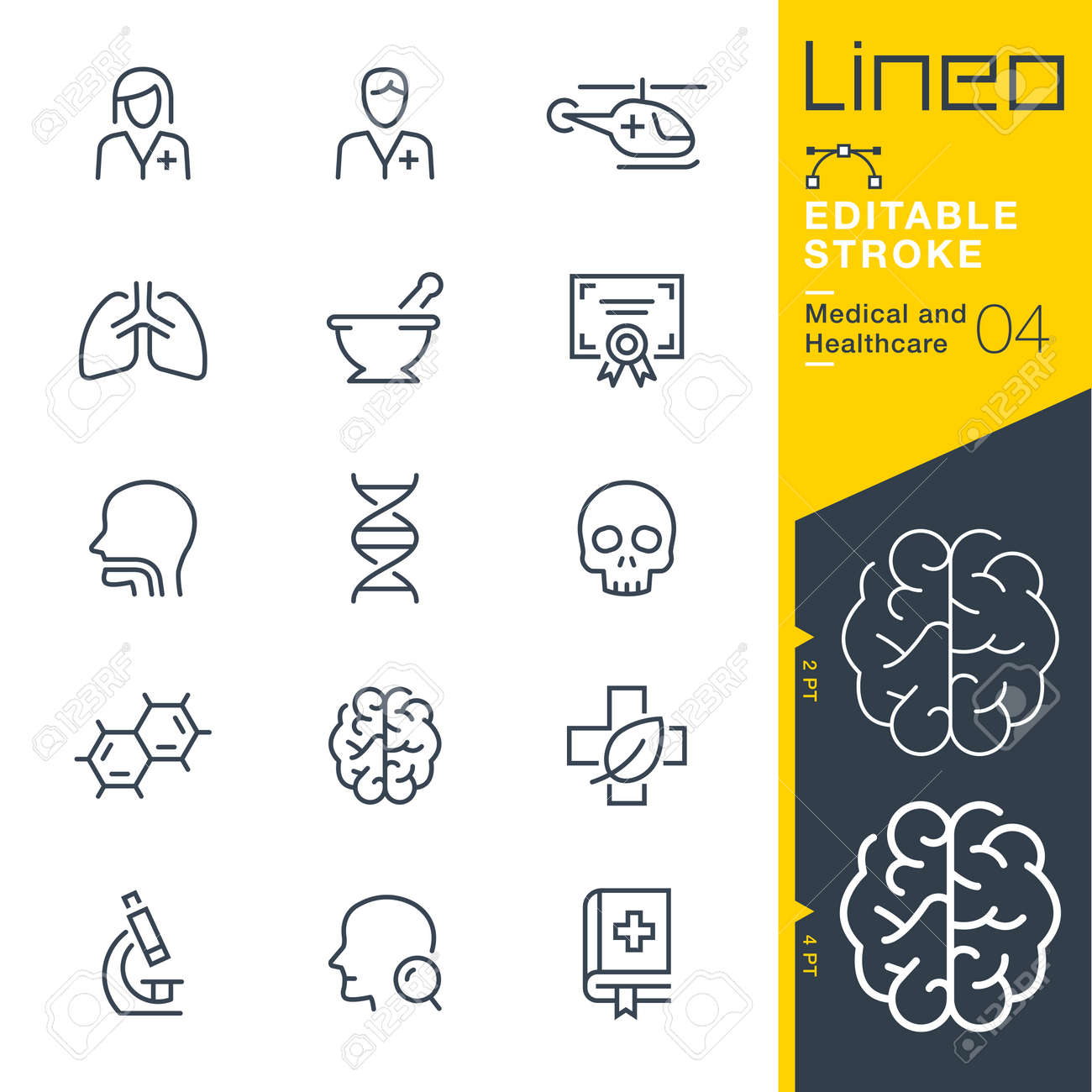 Line Editable Stroke - Medical and Healthcare Line Icons Vector illustration. - 98144311 Line Editable Stroke - Medical and Healthcare Line Icons Vector illustration. - 98144311