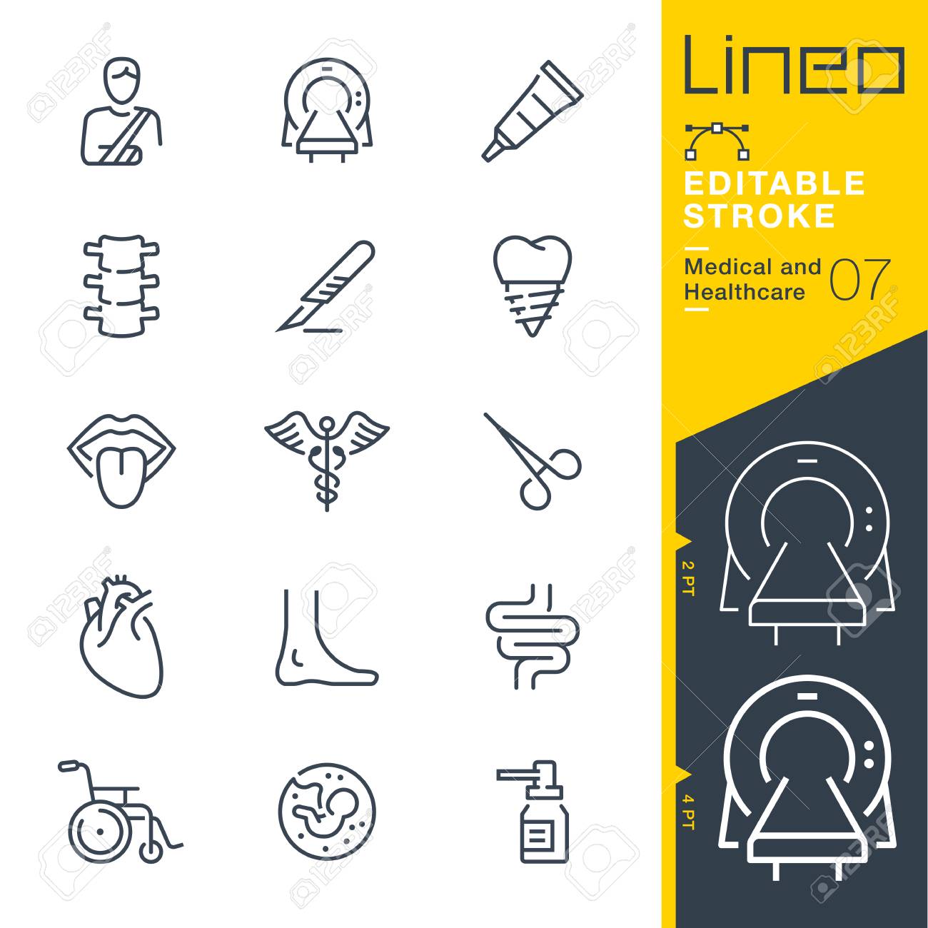 Line Editable Stroke - Medical and Healthcare Line Icons Vector illustration. - 99969161 Line Editable Stroke - Medical and Healthcare Line Icons Vector illustration. - 99969161