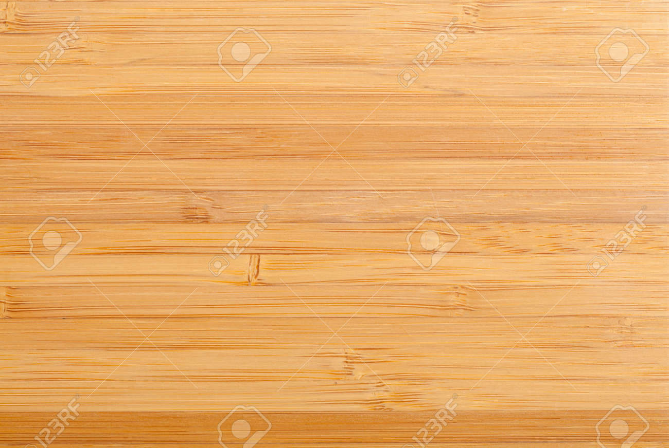 Polished Bamboo Planks Close Up Texture Background Stock Photo