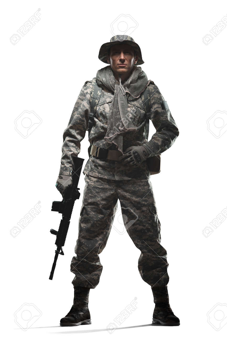 Man - machine gun Man - machine gun
