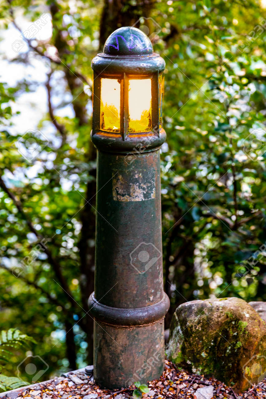 Rustic lamp sale post