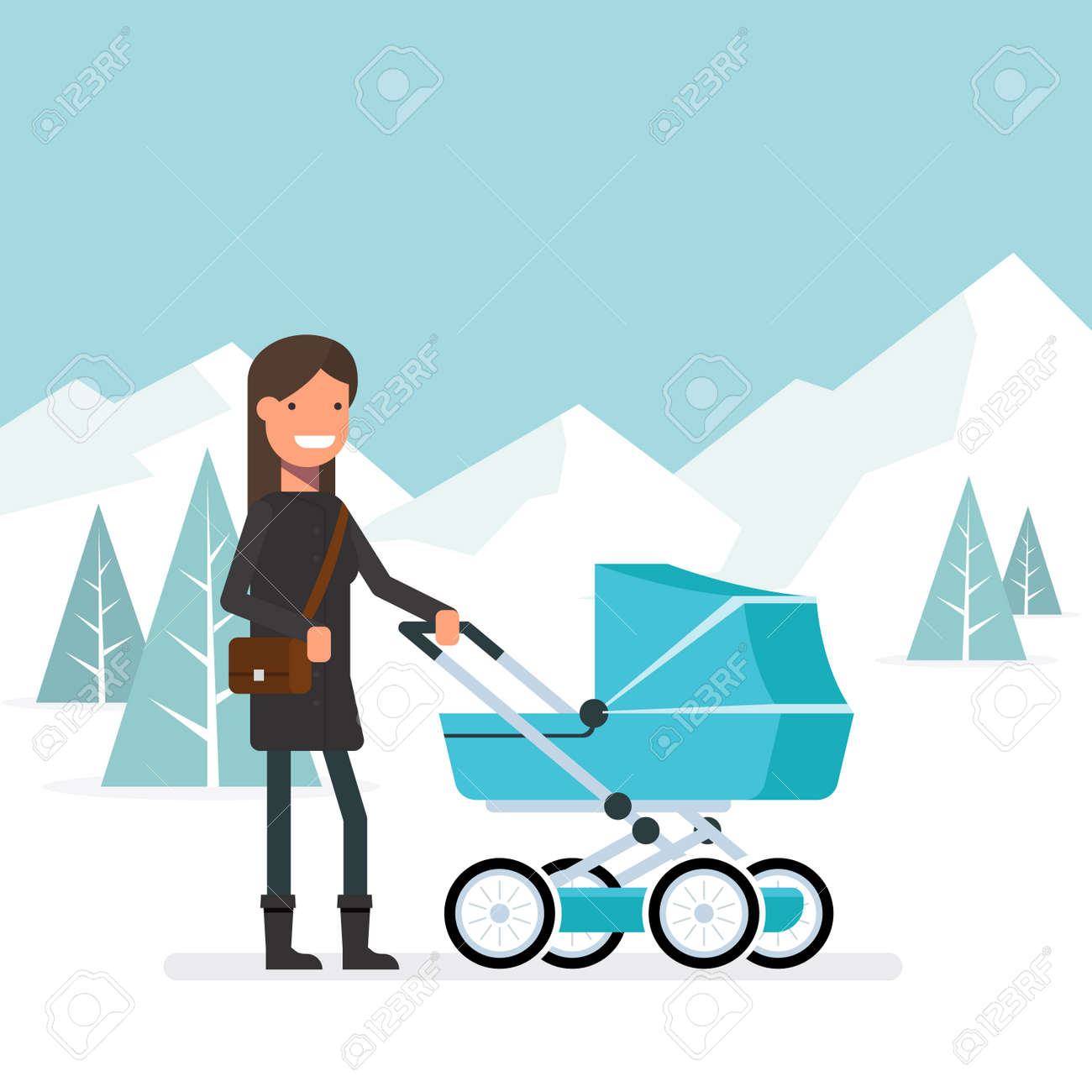 baby in a bag winter