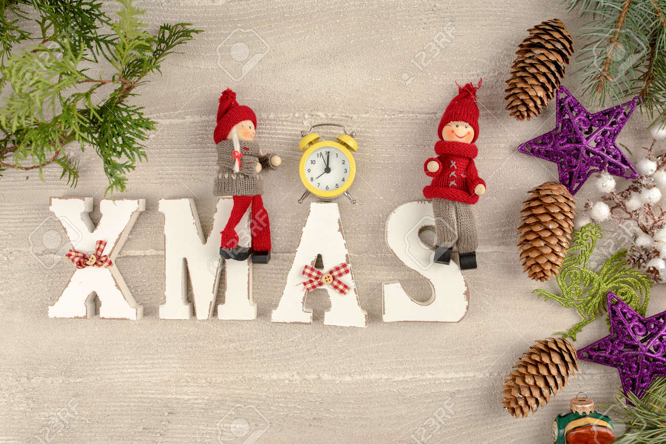 Download Christmas Decorations Pine Cones And Spruce Branch Stock Photo Picture And Royalty Free Image Image 136295282 PSD Mockup Templates