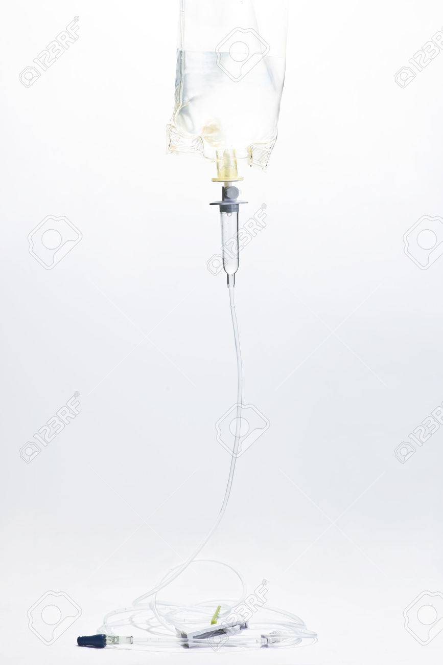 Iv Drip Chamber Iv Tubing And Iv Bag Of Solution Stock Photo Picture And Royalty Free Image Image 47237957
