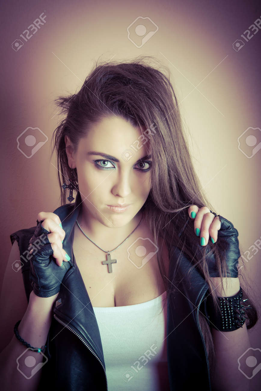 sexy black punk girl Sexy black punk girl