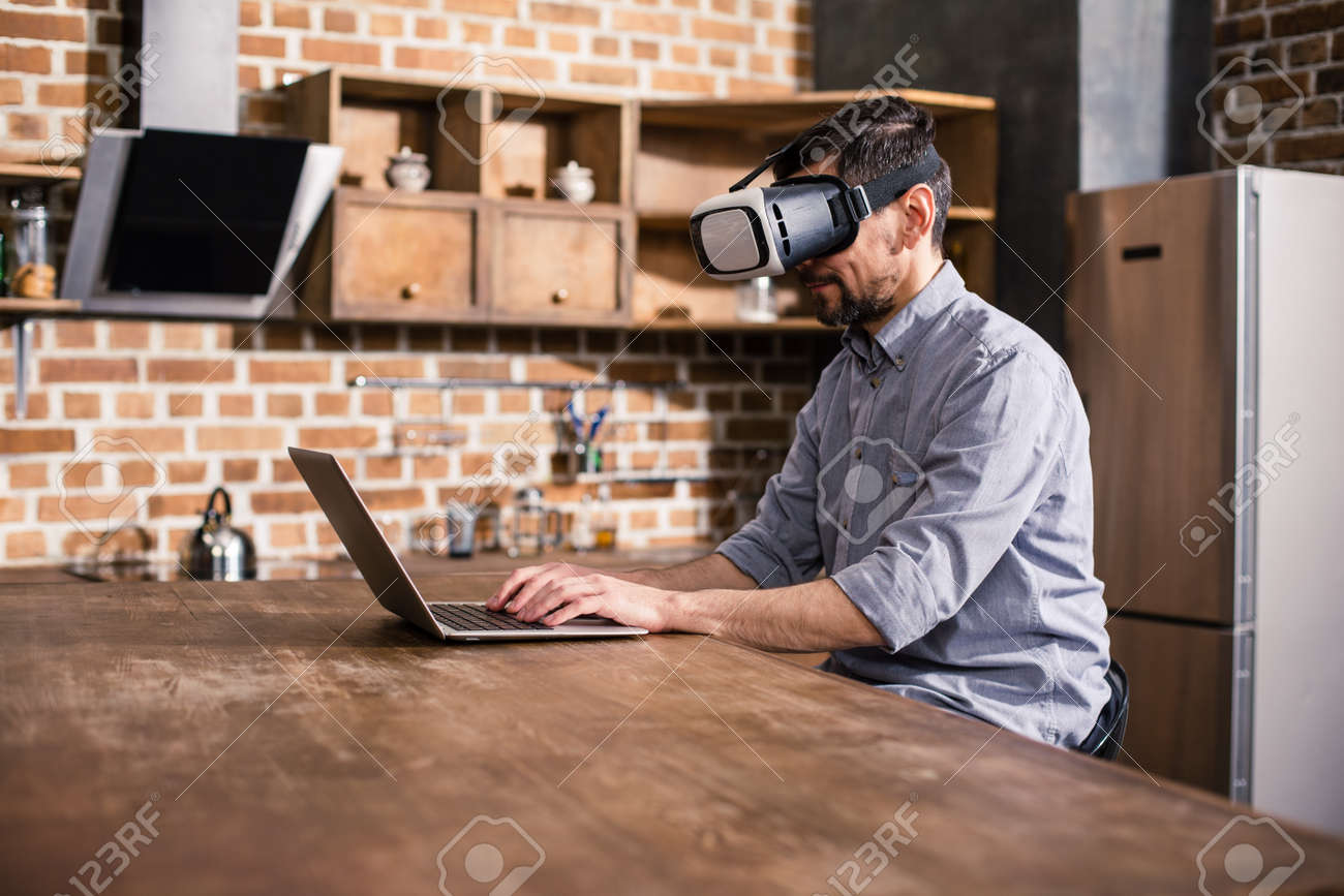 busy worker concentrated businessman