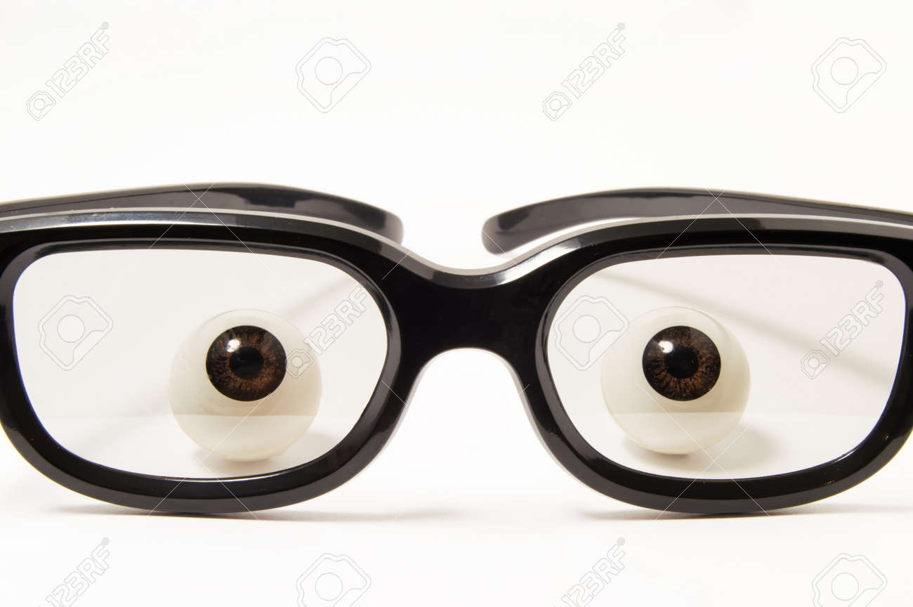 glasses with eyeballs