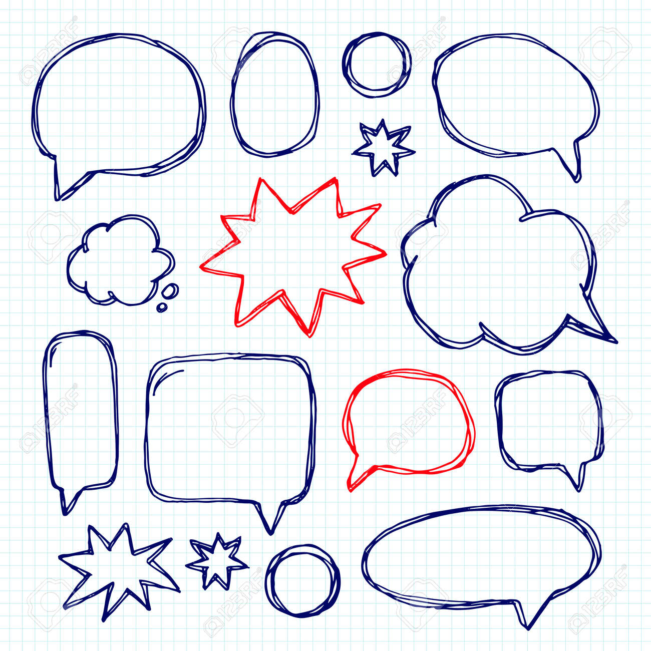 text bubble template