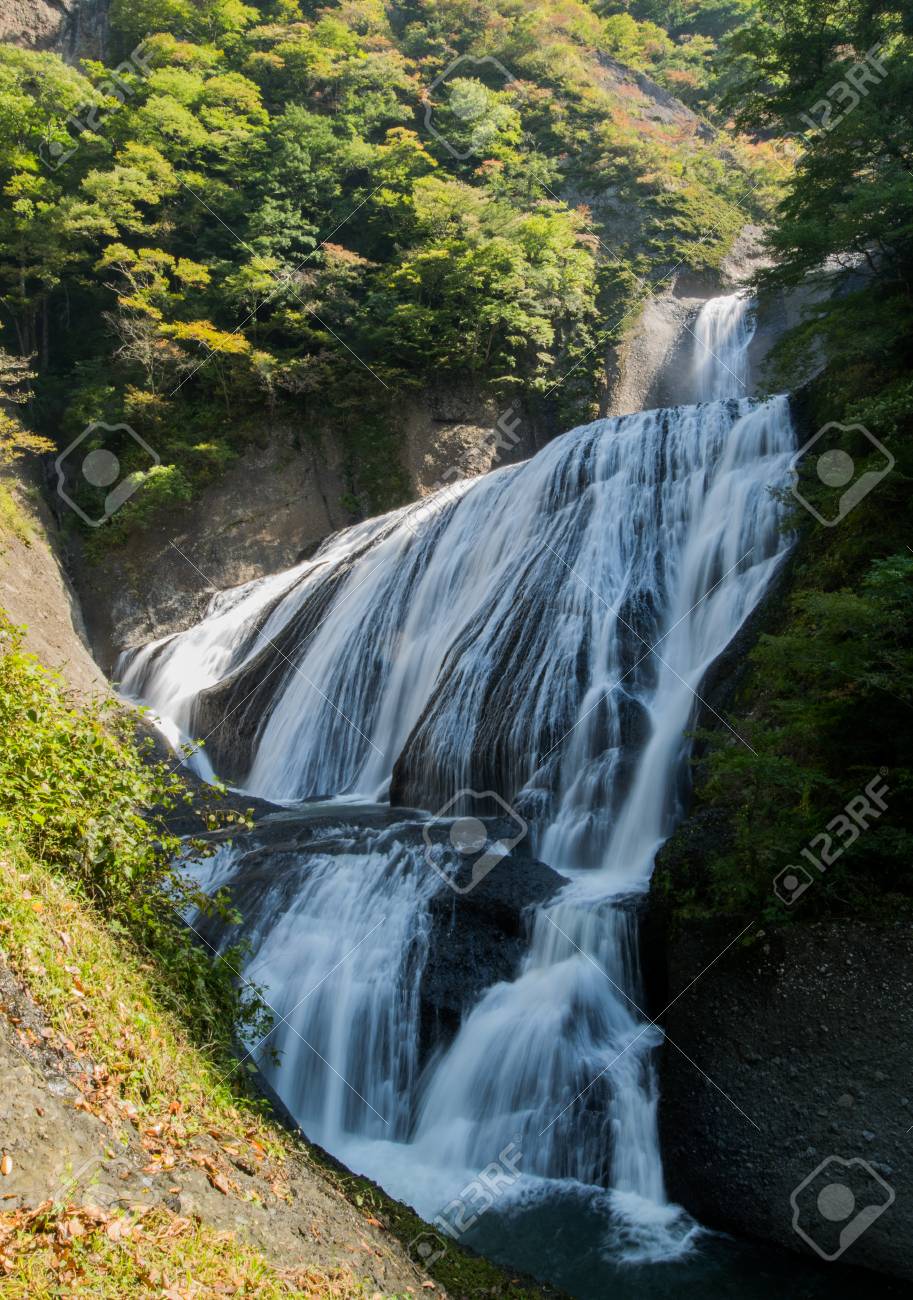 袋田の滝の滝 の写真素材 画像素材 Image